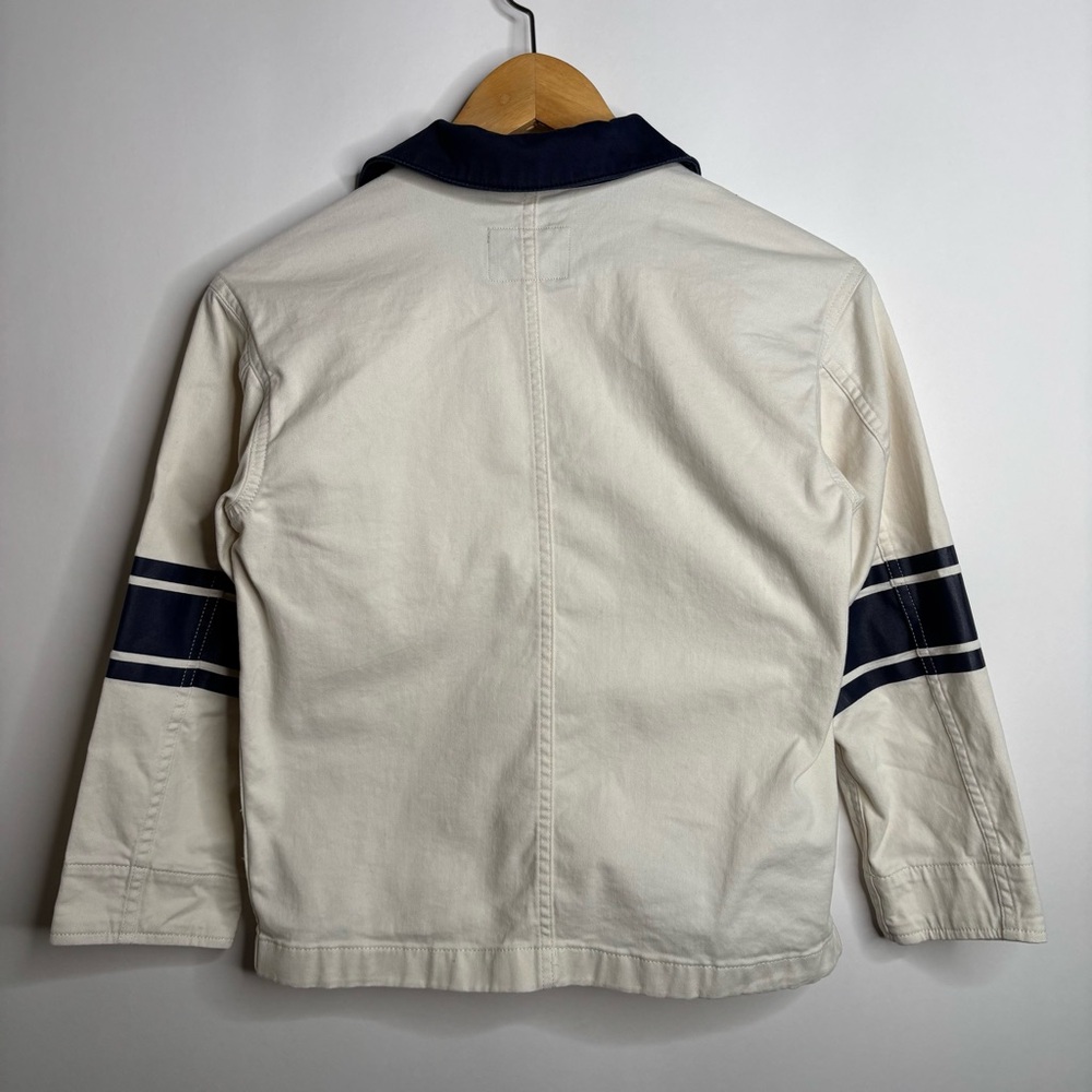 CrewCuts Collection kids' striped chore shirt-jacket size 8-9 - Picture 10 of 10